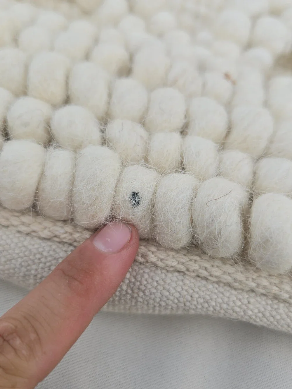 Quince Kai Wool 1 Pillow Cover Textured Boho